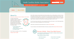 Desktop Screenshot of ncstroke.org